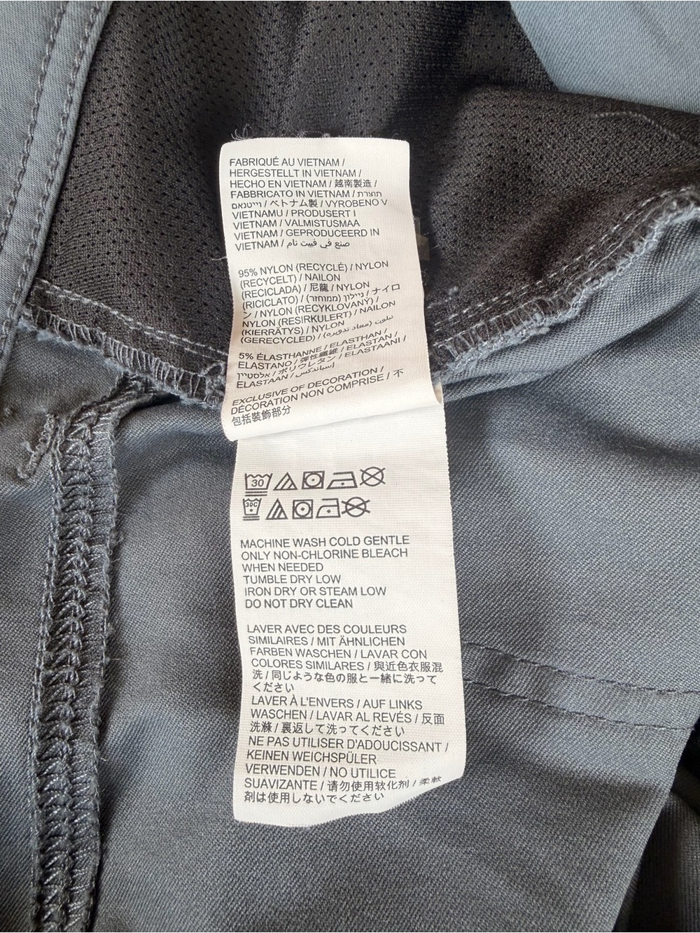 Prana Zion Halle Pants Womens 16/32 Gray Zion Halle Mid Rise Standard - Picture 12 of 14